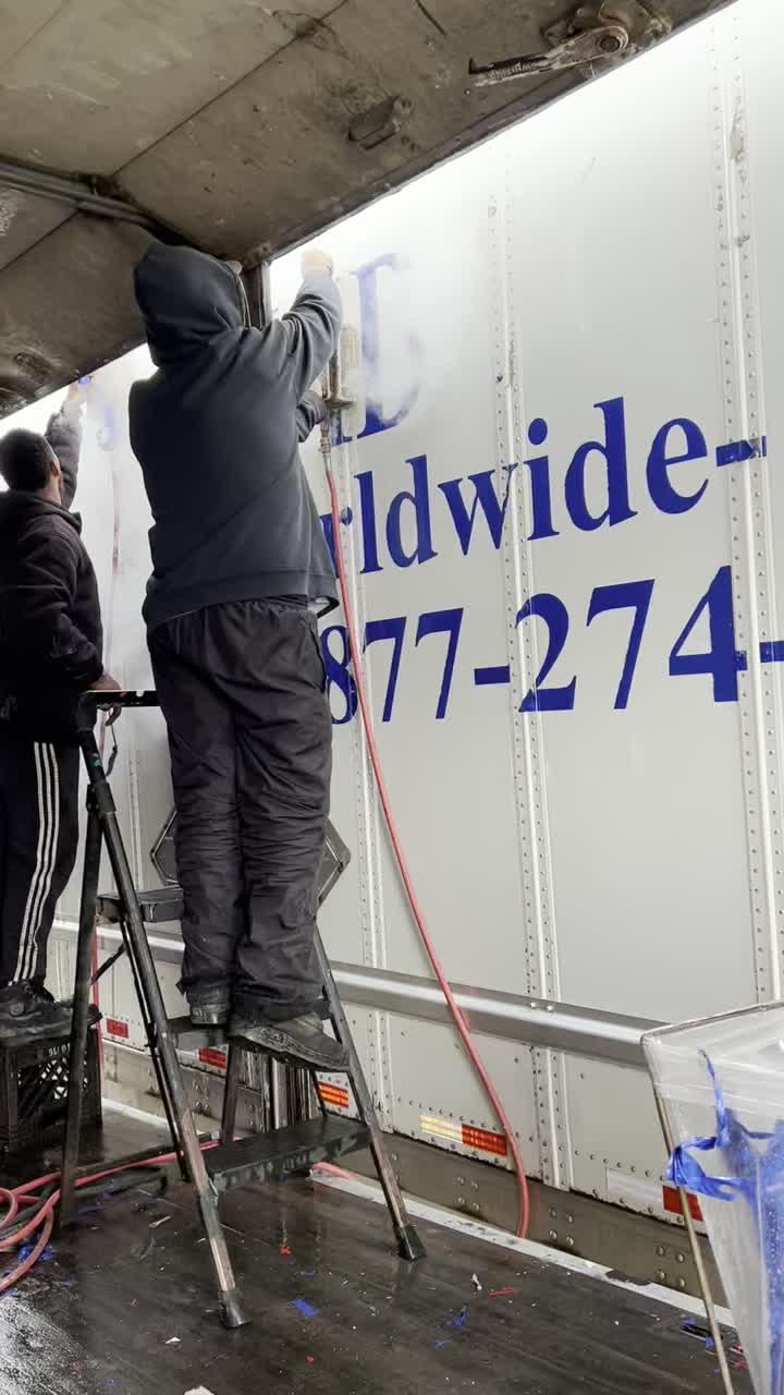 Steam decal removal in progress